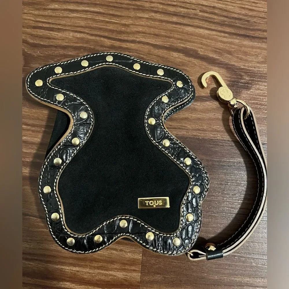 Rare TOUS Bear Shape Wristlet